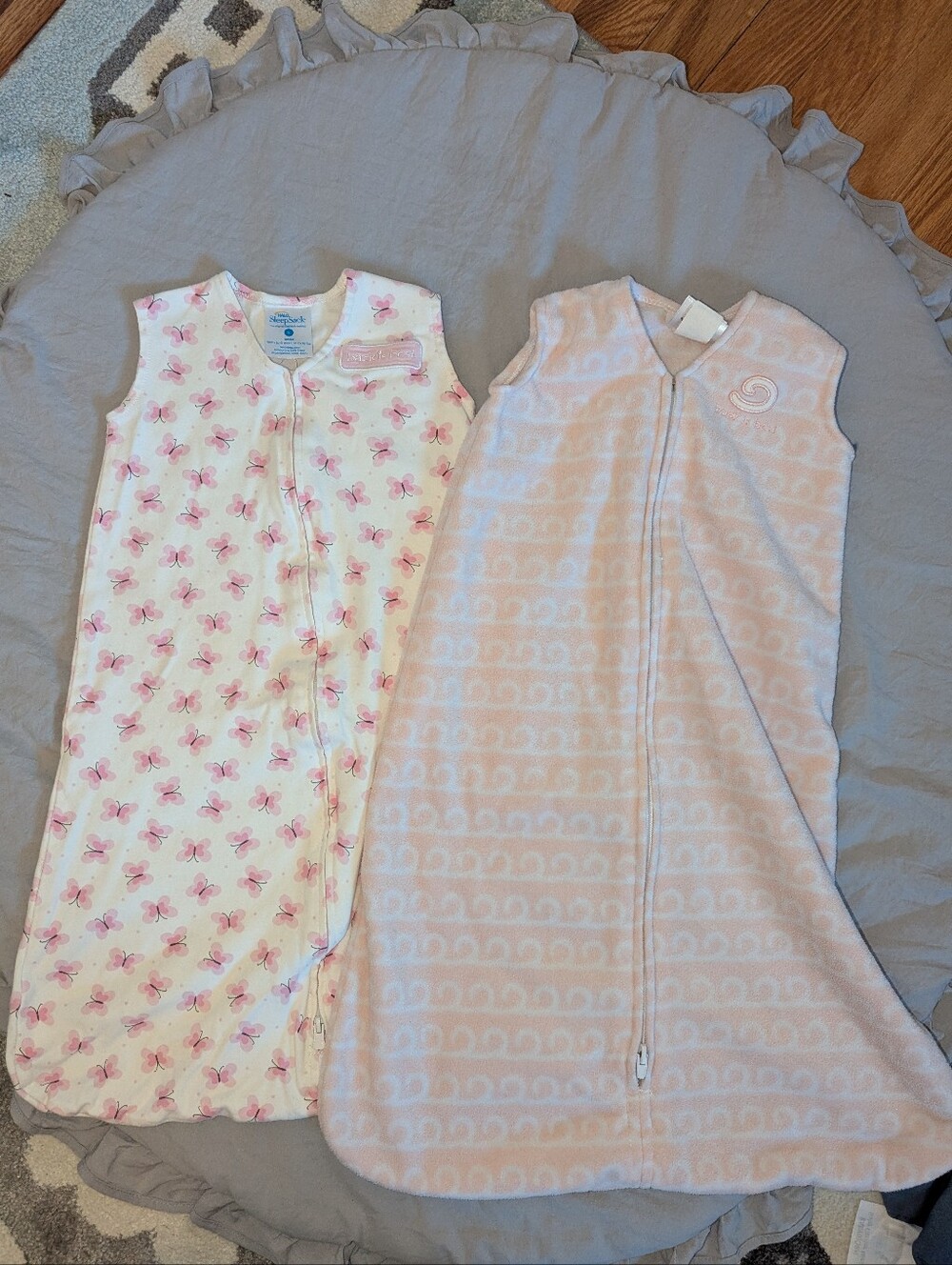 2-Pack Halo Cotton And Fleece SleepSacks - Infant Wearable Blanket